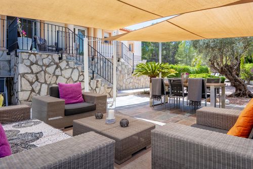 Eva 4 pax Moderne und komfortable Villa in Xàbia, Costa Blanca, Spanien mit beheiztem Pool für 4 Personen. Das Haus befindet sich in einem Wohnstrandbereich....