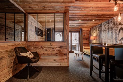 Leilighet Appartement Ô Bouleau: La Tzoumaz, 4 Vallees, Sveits. Stue