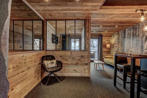 Appartement Ô Bouleau Mooi en luxe appartement in La Tzoumaz, 4 Vallees, Zwitserland voor 2 personen...