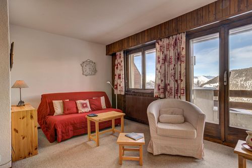 Appartement LaForet 86: La Tzoumaz, 4 Vallees, Suisse. Salle de séjour