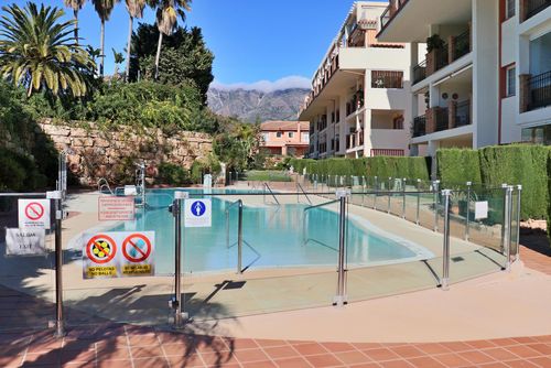 Apartment El Limonar Apartment mit Gemeinschaftspool in Mijas-Las Lagunas, Andalusien, Spanien für 4 Personen. Das Apartment befindet sich in einem Golfresort und in ländlicher Umgebung....