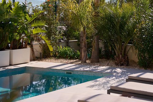 Casa Palmera Wonderful and luxurious villa in Polop, Costa Blanca, Spain with a private pool for 6 persons. The villa is situated in a coastal, hilly, and residential area, and is 4 km from La Nucia....