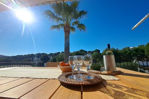 El Flamenco by Solidays Moderne en comfortabele vakantiewoning in Moraira, Costa Blanca, Spanje  met gemeenschappelijk zwembad voor 4 personen...