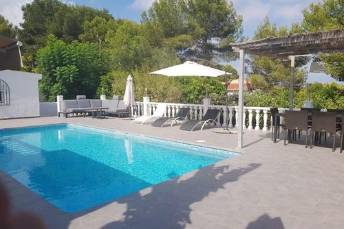 villa 1017 Location de vacances  avec piscine privée à Benissa, Costa Blanca, Espagne pour 8 personnes...