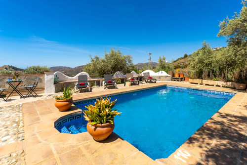 Frigiliana 031 Villa bonita y confortable  con piscina privada en Frigiliana, Costa del Sol, España para 4 personas...