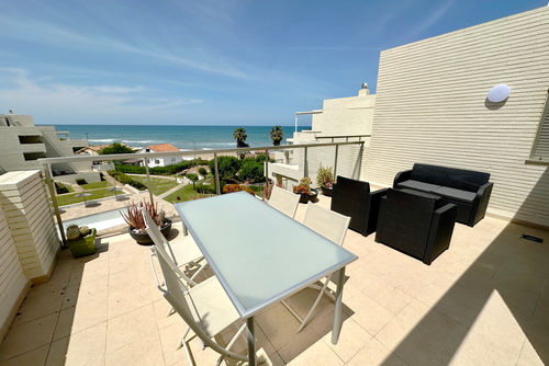 Tierra de Mar 05 by homeprive Beautiful apartment in Denia, Costa Blanca, Spain with a communal pool for 4 persons. The apartment is situated in a residential beach area, close to restaurants, bars, and supermarkets, and just 25 m from the beach....