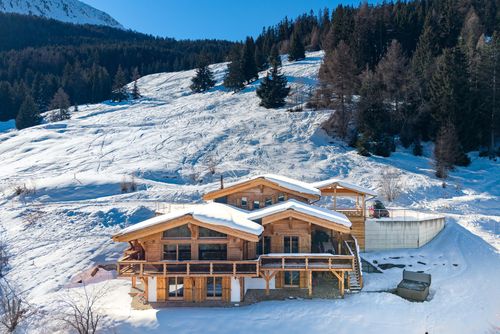 Chalet Flocon de Neige - jacuzzi - sauna Grande location de vacances de luxe à La Tzoumaz, 4 Vallees, Suisse pour 16 personnes...