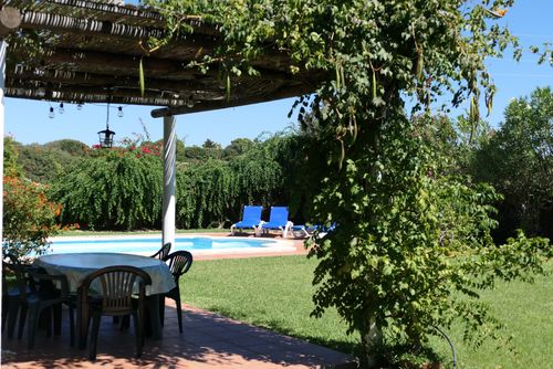 Finca Cigüeña Maison de vacances avec piscine privée à Chiclana de la Frontera, Costa de la Luz, Espagne pour 6 personnes. La maison est située dans une zone rurale....