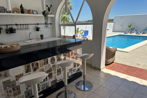 Casa Vista del Campo Casa de vacaciones con piscina privada en Chiclana de la Frontera, Costa de la Luz, España, para 5 personas. La casa está situada en una zona rural....