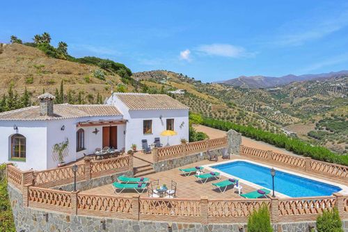 Frigiliana 005 Wunderschöne und gemütliche Villa  mit privatem Pool in Frigiliana, Costa del Sol, Spanien für 6 Personen...