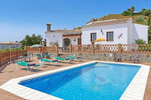 Frigiliana 005 Villa maravillosa y acogedora en Frigiliana, Costa del Sol, España  con piscina privada para 6 personas...