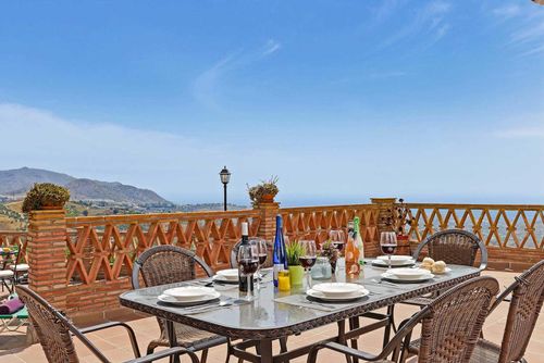 Frigiliana 005 Prachtige en gezellige villa in Frigiliana, Costa del Sol, Spanje  met privé zwembad voor 6 personen...