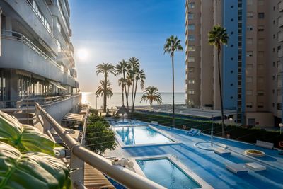 Apartamento Aquamarina I by the beach: Calpe, Costa Blanca, España. Piscina comunitaria