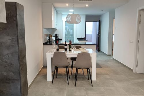 Casa Roberto Modern och glad lägenhet med gemensam pool i San Juan de los Terreros, Andalusien, Spanien för 4 personer. Lägenheten ligger i en badort, i ett kustnära, bostads- och bergigt område, nära till mataffärer och 500 m från stranden....