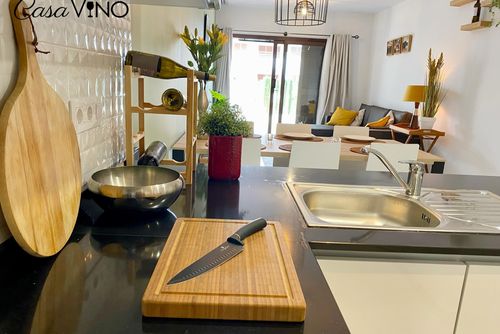 Casa Vino Modern and cheerful apartment in San Juan de los Terreros, Andalusia, Spain, with a communal pool for 4 persons. The apartment is situated in a beach resort, in a coastal and residential area, close to supermarkets and 500 m from the beach....