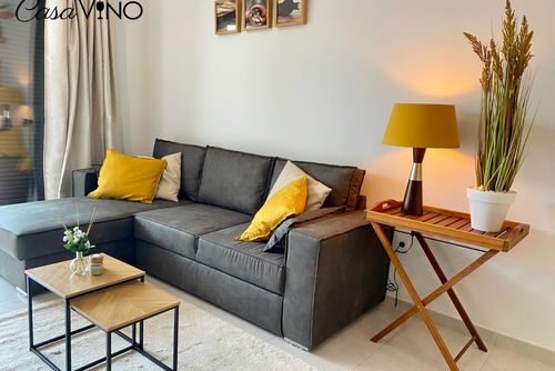 Casa Vino Modern and cheerful apartment with communal pool in San Juan de los Terreros, Andalusia, Spain for 4 persons. The apartment is situated in a beach resort, in a coastal and residential area, close to supermarkets and 500 m from the beach....
