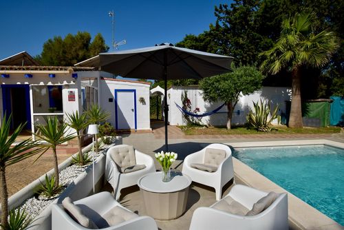 El Sueño Holiday home with private pool in Chiclana de la Frontera, Costa de la Luz, Spain for 4 persons. The house is situated in a rural area and is 5 km from El Colorado....