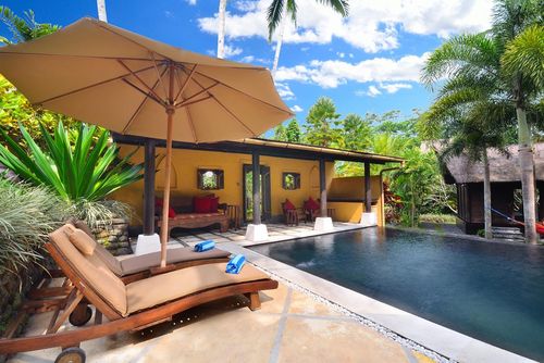 Jendela Villa grande e agradável em Ubud, Bali, Indonesia  com piscina privada para 4 pessoas...