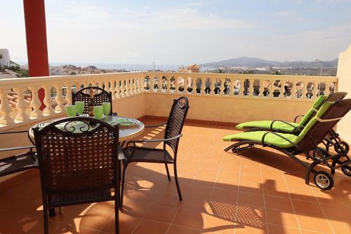 El Cid Lovely and cheerful apartment with a communal pool in San Juan de los Terreros, Andalusia, Spain for 4 persons. The apartment is situated in a beach resort, in a residential and mountainous beach area, close to restaurants and bars, shops and supermarkets, and is 1 km from the beach....