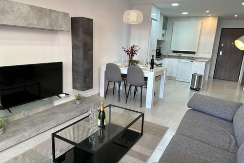 Casa Vigo Beautiful and cheerful apartment in San Juan de los Terreros, Andalusia, Spain with communal pool for 6 persons. The apartment is situated in a beach resort, in a coastal and residential area, close to supermarkets and 500 m from the beach....