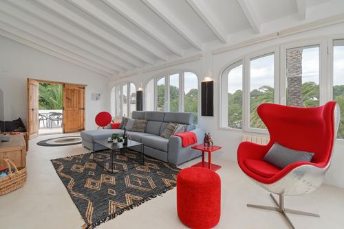 Pa Capona Beautiful and cheerful villa with private pool in Jávea, Costa Blanca, Spain for 6 people. The house is situated in an urban beach area....