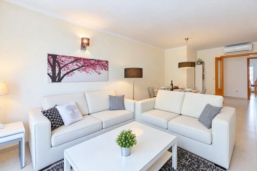 Appartement Golden Beach II: Javea, Costa Blanca, Espagne. Salon-salle à manger