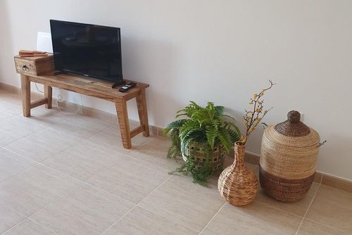 Casa de Esjes Beautiful and cheerful house in San Juan de los Terreros, Andalusia, Spain with communal pool for 4 persons. The house is situated in a beach resort, in a residential and mountainous beach area, close to shops and supermarkets and 100 m from the beach....