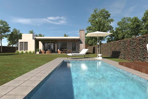 Sierras de Porlan Grande villa à Santa Lucía, Cuyo, Argentine  avec piscine privée pour 7 personnes...