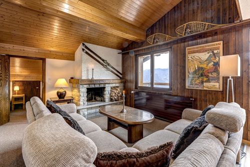 Appartement Rocailles 14: La Tzoumaz, 4 Vallees, Suisse. Salle de séjour