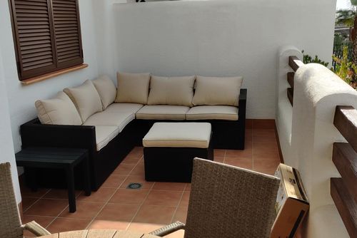 Casa Roberto WINTER Appartement moderne et ensoleillé à San Juan de los Terreros, en Andalousie, Espagne, avec une piscine commune pour 4 personnes. L'appartement est situé dans une station balnéaire, dans une zone côtière et résidentielle, à proximité des supermarchés et à 500 m de la plage....