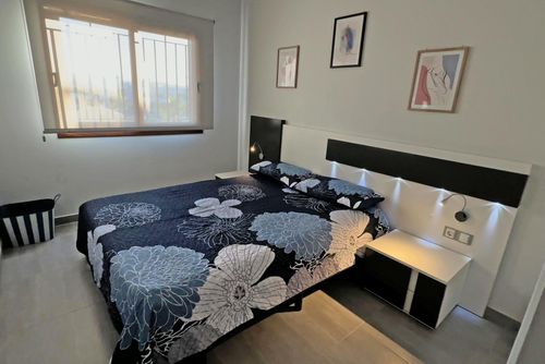 Casa Selisa Encantador y alegre apartamento con piscina comunitaria en San Juan de los Terreros, Andalucía, España para 5 personas. El apartamento está situado en un complejo de playa en un área residencial y montañosa, cerca de supermercados y a 200 metros de la playa....