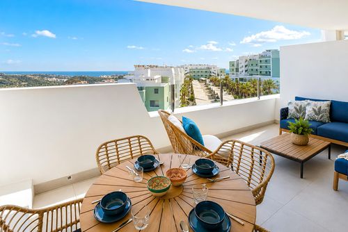 Ferienwohnung Ipanema 611: La Cala De Mijas, Andalusien, Spanien. Meeresblicke, Bergblick und Überdachte Terrasse