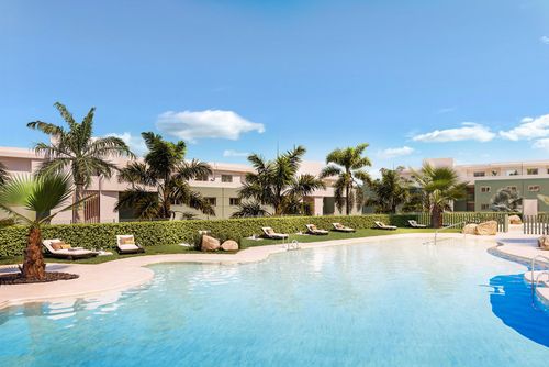 Ipanema 611 Modernes und luxuriöses Apartment in Mijas Costa, Andalusien, Spanien, mit Gemeinschaftspool für 4 Personen. Das Apartment befindet sich in einem Resort, in einer hügeligen und Wohngegend, nahe einem Golfplatz, 4 km vom Playa la Cala Strand und 4 km von La Cala entfernt....