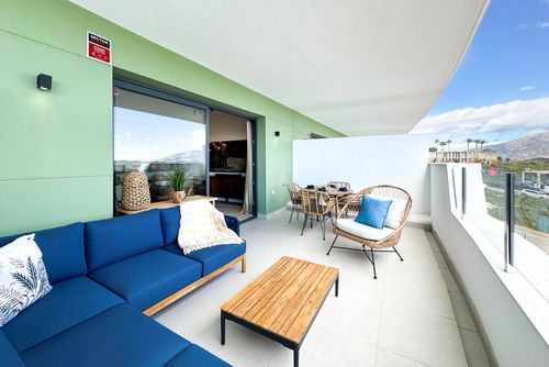 Ipanema 611 Winter Apartamento en Mijas Costa, Andalucía, España para 4 personas. El apartamento se encuentra en un complejo, cerca de un campo de golf, a 4 km de la playa de La Cala y a 4 km de La Cala....