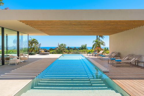 Villa Sharbat Luxury villa in Riposto, Sicily, Italy with private pool for 8 persons. The villa is situated in a coastal area and is 4 km from the beach....