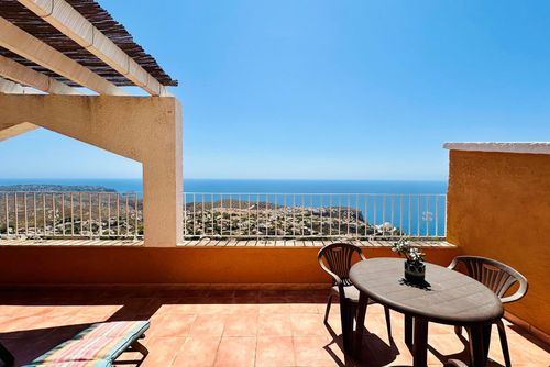 Apartamento Panorama X0089 Appartement met gemeenschappelijk zwembad in Benitachell, Costa Blanca, Spanje voor 4 personen. Het appartement is gelegen in een kustachtige, heuvelachtige en residentiële omgeving....