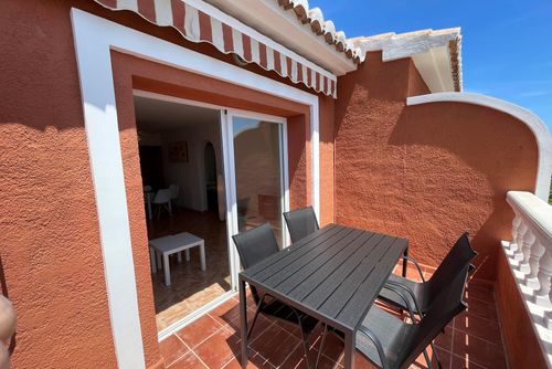 Apartamento Paz VF012 Apartment with communal pool in Benitachell, Costa Blanca, Spain for 4 persons. The apartment is situated in a holiday complex with bar and restaurant, in a coastal, hilly and residential area and 4 km from the beach....