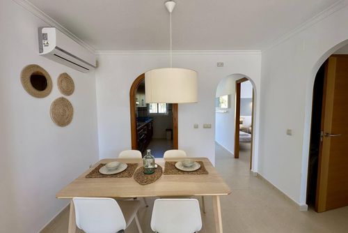 Apartamento Jardines PG018 Apartment in Benitachell, Costa Blanca, Spain with communal pool for 4 persons. The apartment is situated in a coastal, hilly, and residential area, and is 4 km from the beach....