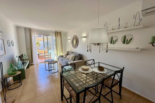 Apartamento Jardines PG004 Apartment with communal pool in Benitachell, Costa Blanca, Spain for 4 persons. The apartment is situated in a coastal, hilly residential area and is 4 km from the beach....