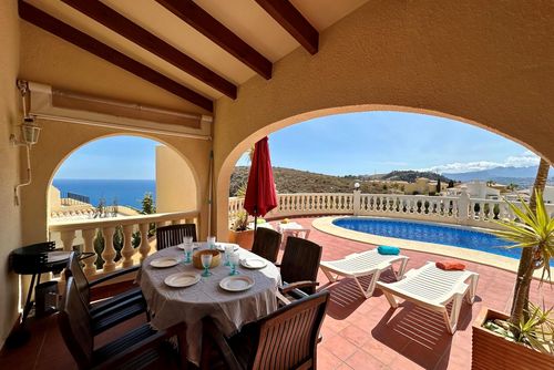 Villa Sally Beautiful and comfortable villa in Benitachell, Costa Blanca, Spain with private pool for 6 persons. The house is situated in a coastal, hilly and residential area....