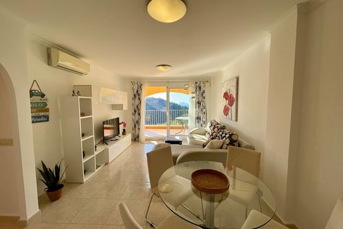 Apartamento Jardines PH009 Piękne i komfortowe mieszkanie w Benitachell, Costa Blanca, Hiszpania dla 4 osób. Mieszkanie znajduje się w nadmorskiej, mieszkalnej i górzystej okolicy....