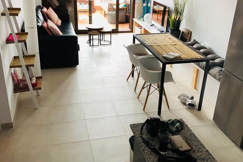 Casa Laninya WINTER Mooi en vrolijk appartement in San Juan de los Terreros, Andalusië, Spanje met gemeenschappelijk zwembad voor 4 personen. Het appartement is gelegen in een vakantieresort in een kust- en woongebied, dicht bij supermarkten en op 500 m van het strand....