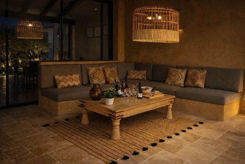 At 10 minutes drive from Sitges  Masia Las Moreras Farmhouse with high Design and  Comodity  New 100% Luxury villa with private pool in Sitges, Costa Dorada, Spain for 12 persons. The villa is situated in a rural, wooded, residential, and mountainous beach area....