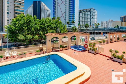 Apolo V 12F Comfortable apartment with communal pool in Calpe, Costa Blanca, Spain for 4 persons. The apartment is situated in a residential beach area, close to restaurants and bars, shops and supermarkets, and 200 m from the beach....