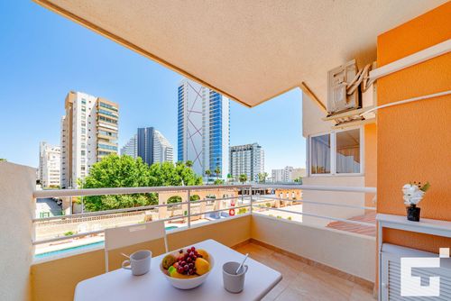 Apolo V 12F Comfortable apartment with communal pool in Calpe, Costa Blanca, Spain for 4 persons. The apartment is situated in a residential beach area, close to restaurants and bars, shops and supermarkets, and 200 m from the beach....