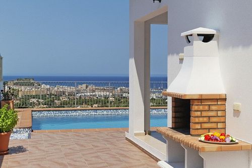 Casa Menta Denia Schöne und komfortable Villa in Denia, Costa Blanca, Spanien mit einem privaten Pool für 6 Personen. Das Haus befindet sich in einem Küsten-, Wohn- und Berggebiet und ist 4 km vom Strand Las Marinas entfernt....