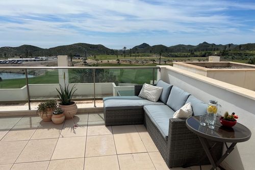 Casa Phil and Mila  Aguilon Golf WINTER Hermoso y confortable apartamento en San Juan de los Terreros, Andalucía, España, para 4 personas. El apartamento se encuentra en un complejo vacacional con bar y restaurante, y está a 3 km de la playa de Playa la Entrevista....