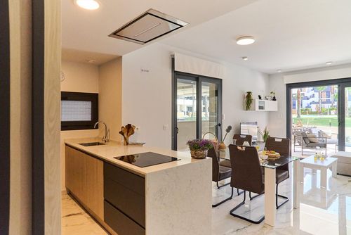 Amanecer Precioso Modern and cheerful apartment with communal pool in Orihuela Costa, Costa Blanca, Spain for 4 persons. The apartment is situated in a residential area, close to shops and supermarkets and 4 km from Cala la Mosca beach....