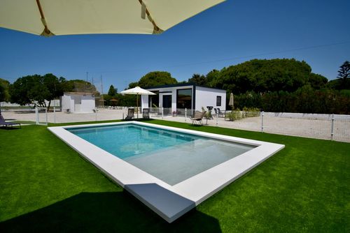 Lumar Schöne und freundliche Villa in Chiclana de la Frontera, Costa de la Luz, Spanien, mit einem privaten Pool für 5 Personen. Das Haus befindet sich in einem ländlichen Strandgebiet....
