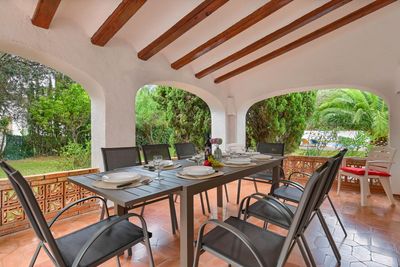 Villa Jalna 4 pax: Javea, Costa Blanca, Spain. Outdoor dining area and Balcony / terrace